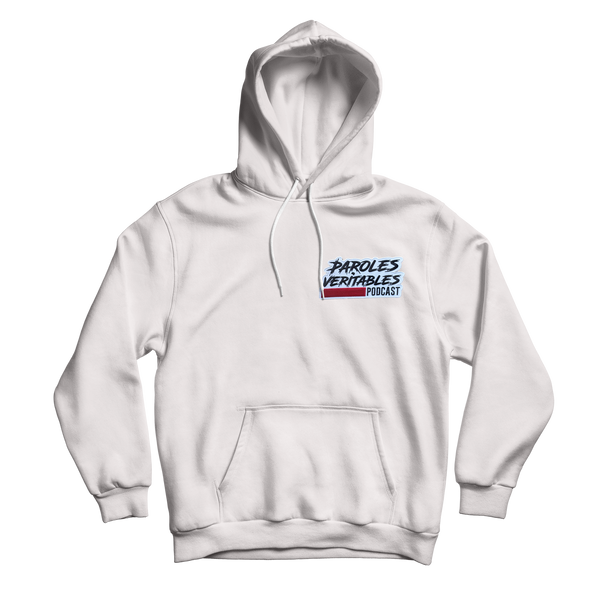 Hoodie "Big Patch" - blanc